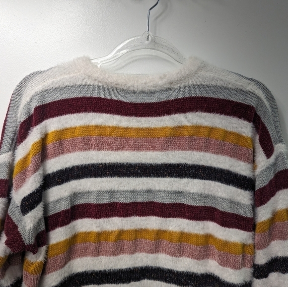 Cupcakes and Cashmere Rach Striped Sweater Sz M - Picture 8 of 12